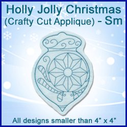 A Holly Jolly Christmas (Crafty Cut Applique) Design Pack