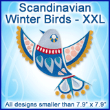 A Scandinavian Winter Birds Design Pack