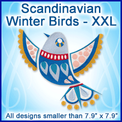 A Scandinavian Winter Birds Design Pack