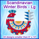 A Scandinavian Winter Birds Design Pack