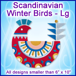 A Scandinavian Winter Birds Design Pack