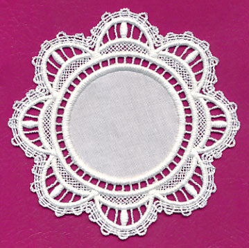 Elegant Fabric Doily (Lace)