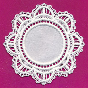 Elegant Fabric Doily (Lace)