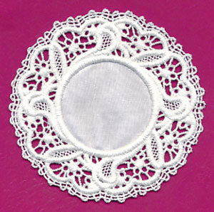Delicate Fabric Doily (Lace)