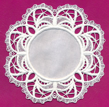 Graceful Fabric Doily (Lace)
