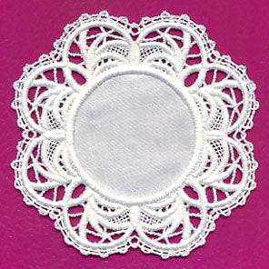 Graceful Fabric Doily (Lace)