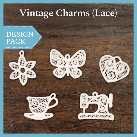 A Vintage Charms (Lace) Design Pack