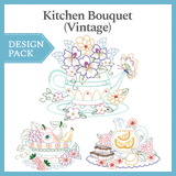 A Kitchen Bouquet (Vintage) Design Pack