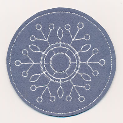 Snowflake Fancy Coaster 6 (In-the-Hoop)