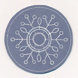 Snowflake Fancy Coaster 6 (In-the-Hoop)