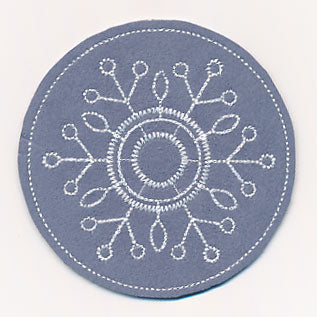 Snowflake Fancy Coaster 6 (In-the-Hoop)