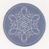 Snowflake Fancy Coaster 1 (In-the-Hoop)