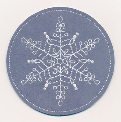 Snowflake Fancy Coaster 5 (In-the-Hoop)