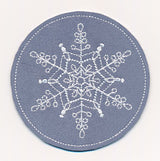 Snowflake Fancy Coaster 5 (In-the-Hoop)