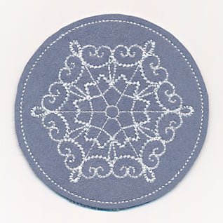 Snowflake Fancy Coaster 2 (In-the-Hoop)
