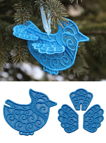 Blue Jay in 3D (Lace)