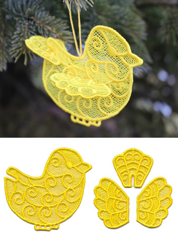 Goldfinch in 3D (Lace)