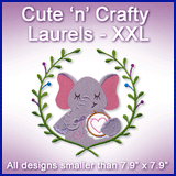 A Cute 'n' Crafty Laurels Design Pack