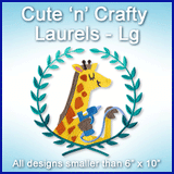 A Cute 'n' Crafty Laurels Design Pack