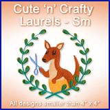 A Cute 'n' Crafty Laurels Design Pack