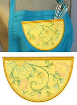 Floral Pocket (In-the-Hoop)