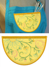 Floral Pocket (In-the-Hoop)