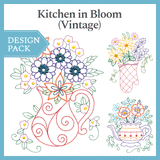 A Kitchen in Bloom (Vintage) Design Pack