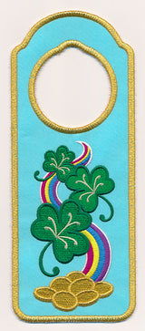 Shamrockin' Rainbow Door Hanger (In-the-Hoop)