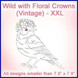 A Wild with Floral Crowns (Vintage) Design Pack