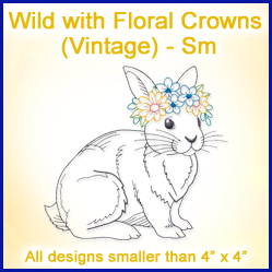 A Wild with Floral Crowns (Vintage) Design Pack