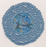 Bluebird Fabric Doily (Lace)