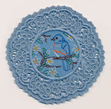 Bluebird Fabric Doily (Lace)