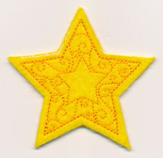 Star Swirls Topper (In-the-Hoop)