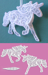 Unicorn in 3D (Lace)