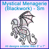 A Mystical Menagerie (Blackwork) Design Pack