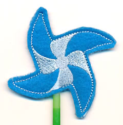 Pinwheel Topper (In-the-Hoop)