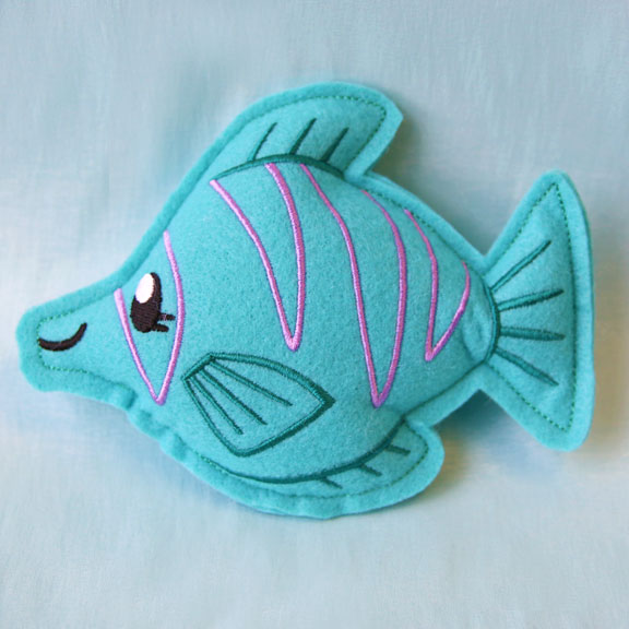 Sea Life Fish Stuffie (In-the-Hoop)