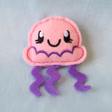 Sea Life Jellyfish Stuffie (In-the-Hoop)