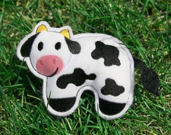 Cow Barnyard Stuffie (In-the-Hoop)