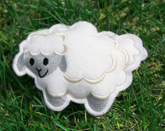 Sheep Barnyard Stuffie (In-the-Hoop)
