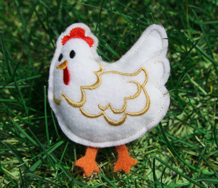 Chicken Barnyard Stuffie (In-the-Hoop)