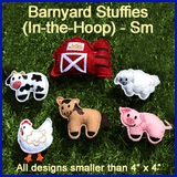 A Barnyard Stuffies (In-the-Hoop) Design Pack