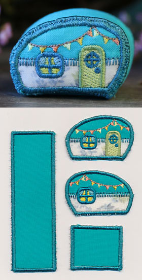 Camper Pincushion (In-the-Hoop)