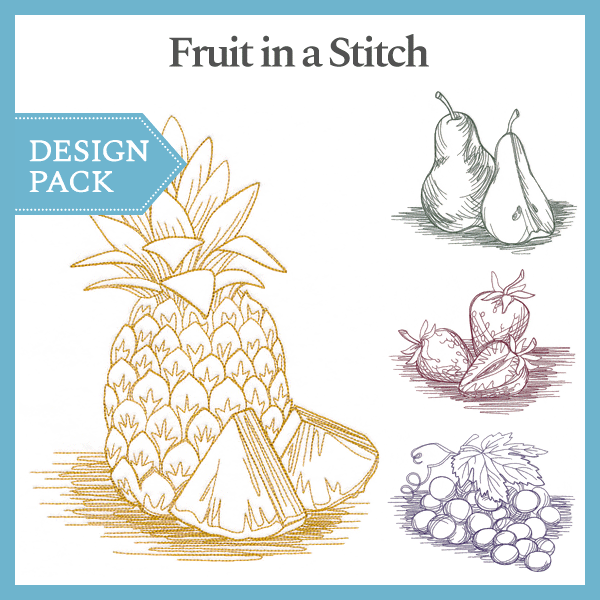 A Fruit in a Stitch Design Pack