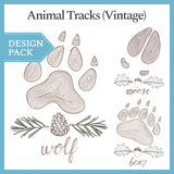A Animal Tracks (Vintage) Design Pack