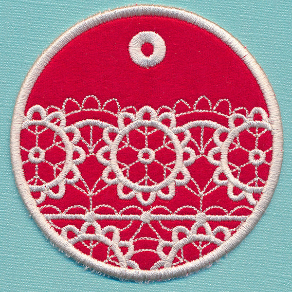Light and Lovely Ornament Tag (In-the-Hoop)