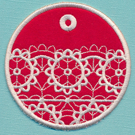 Light and Lovely Ornament Tag (In-the-Hoop)