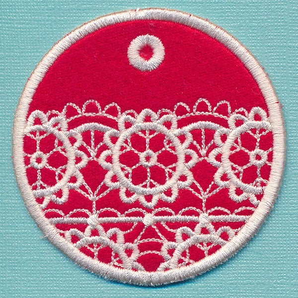 Light and Lovely Ornament Tag (In-the-Hoop)