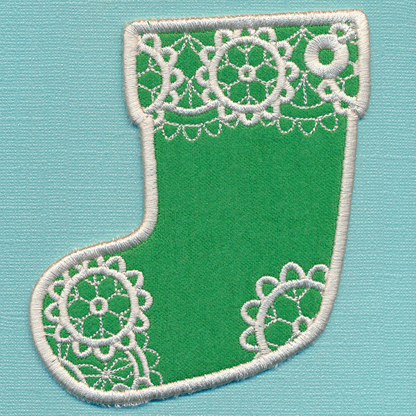 Light and Lovely Stocking Tag (In-the-Hoop)