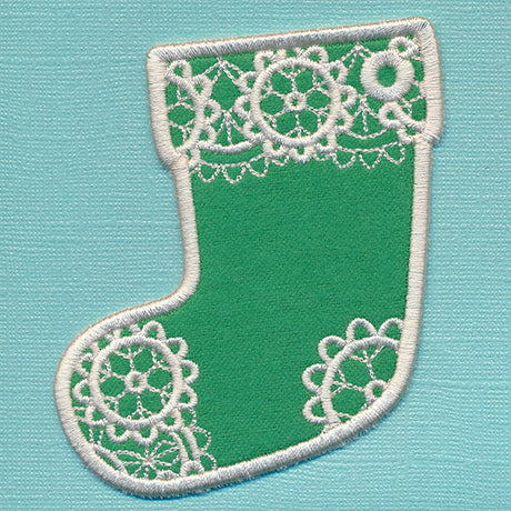 Light and Lovely Stocking Tag (In-the-Hoop)